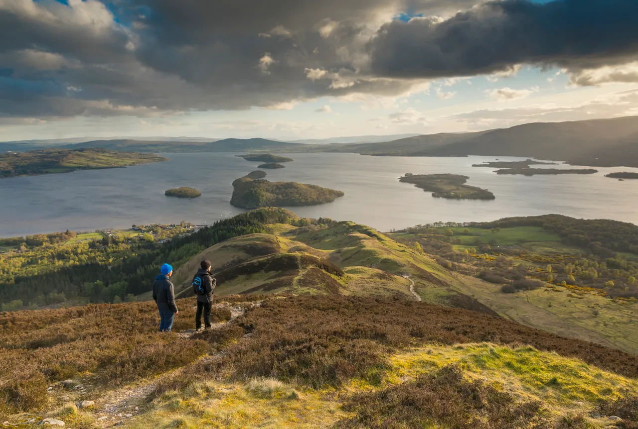 Walkers on Conic Hill