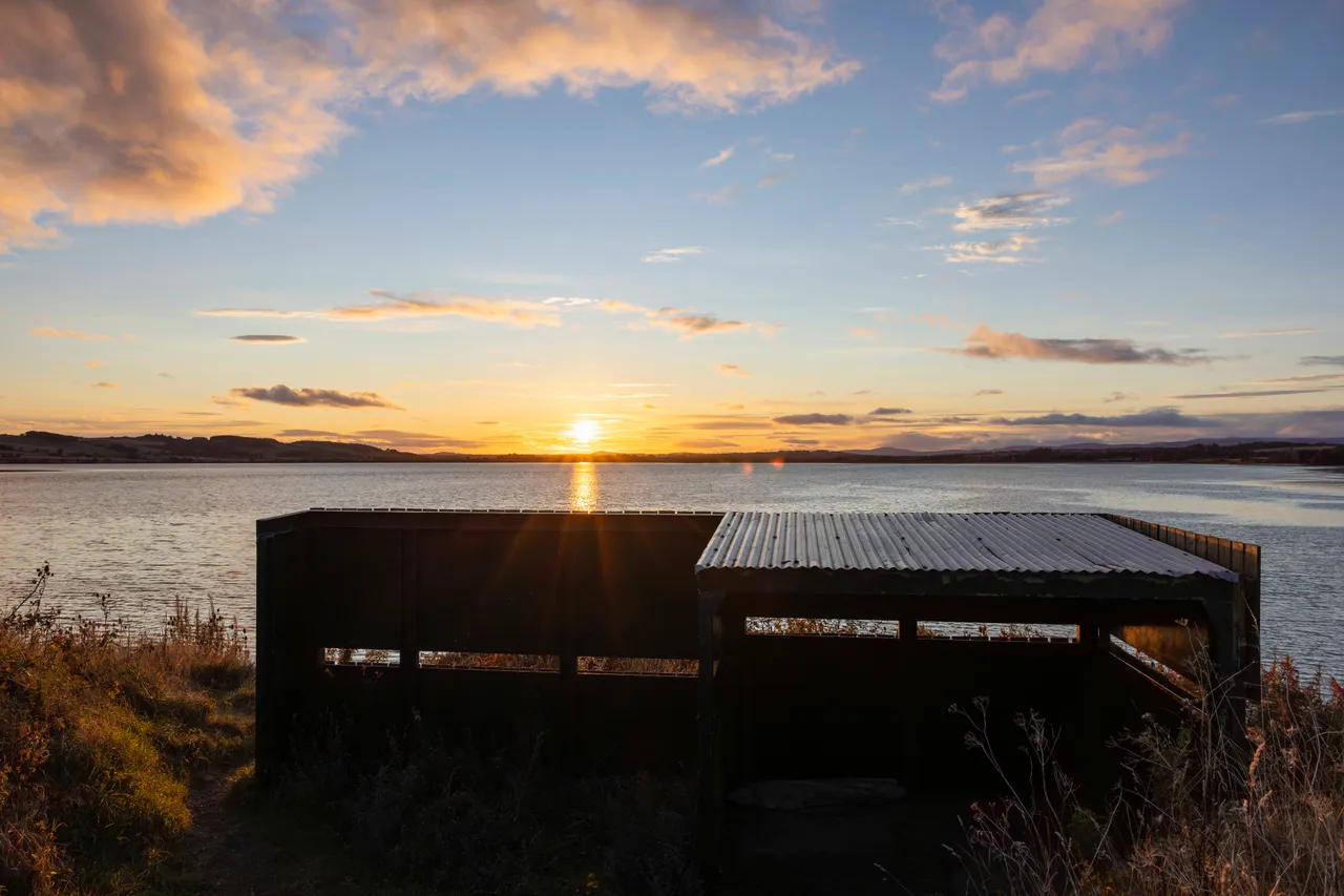 Bird Hide at Montrose Basin Visitor Centre & Wildlife Reserve
