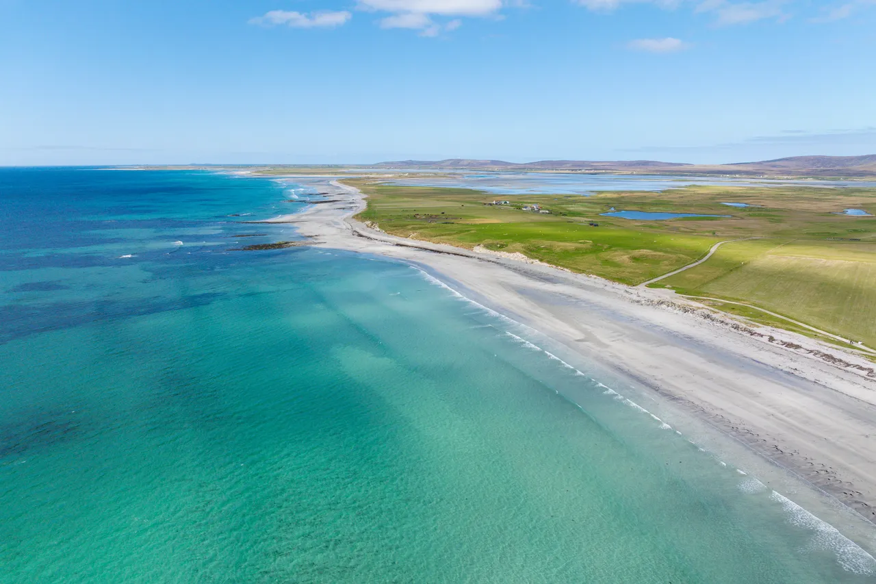 Baleshare Beach on North Uist