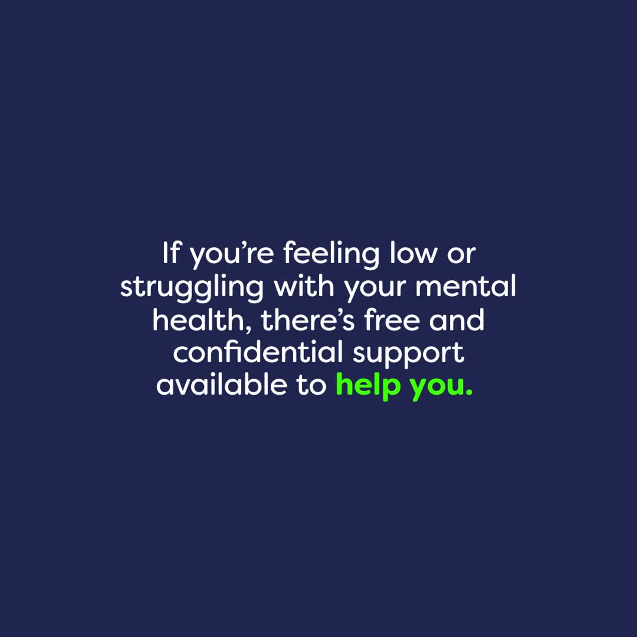 Mental Health Support Services Animation ENGLISH