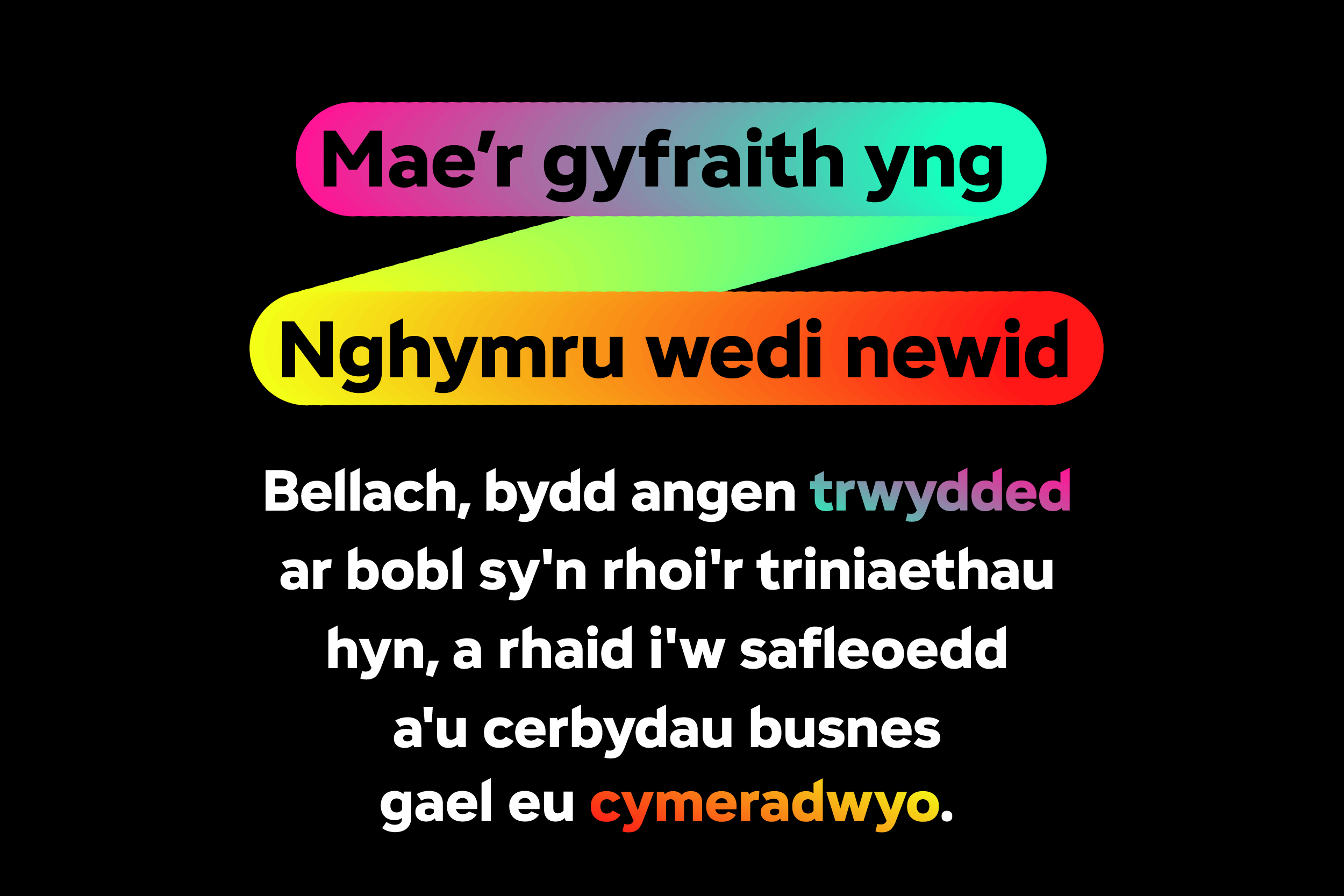 Trwyddedu Triniaethau Arbennig arwr-ddelwedd ymgyrch